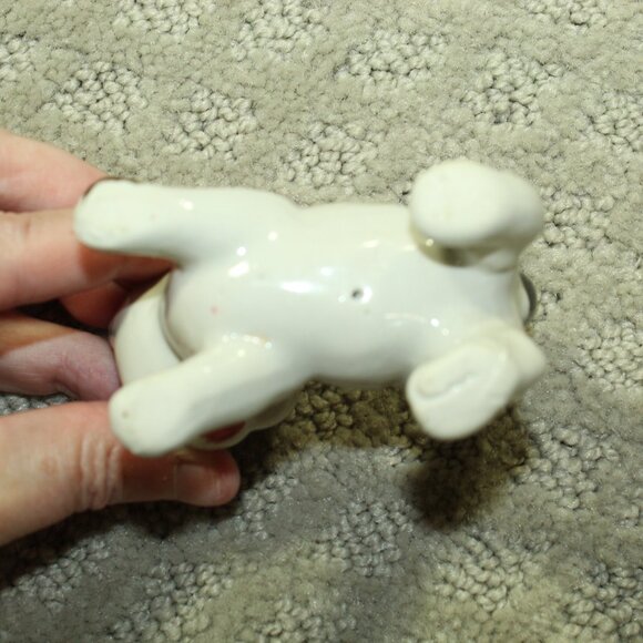 Simple Vintage 3" Glazed Ceramic Siamese Cat Figurine - Picture 3 of 6